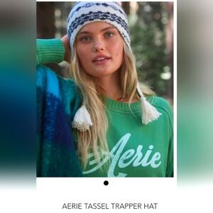 Aerie trapper tassle hat